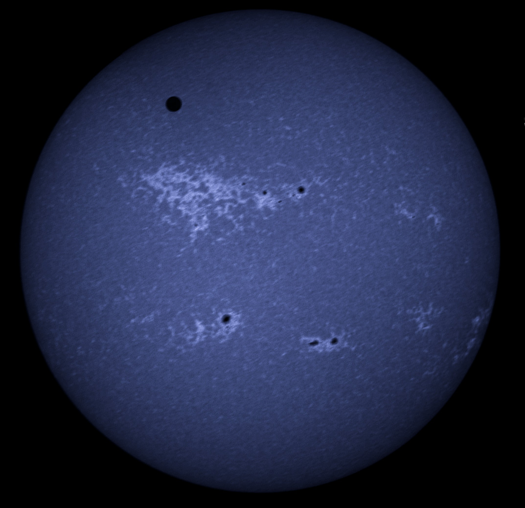 Venus Transit in CaK 06/05/2012